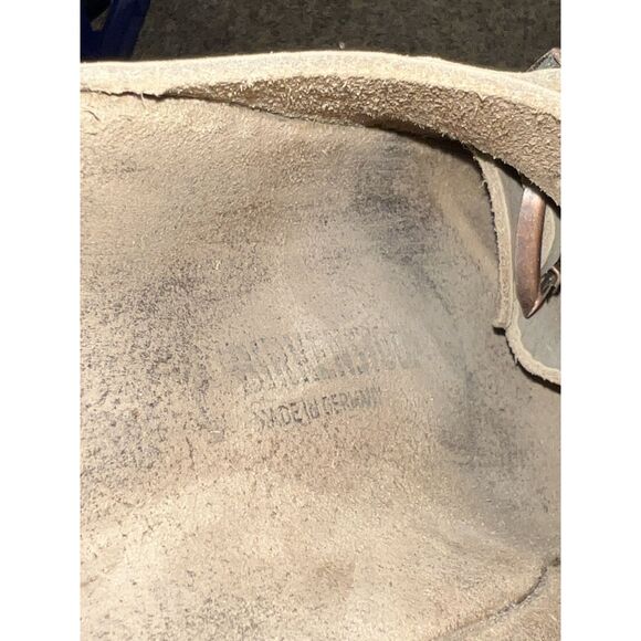 Birkenstock Arizona Suede Leather Casual Shoes Sandals EU 45 US Mens 11.5 - Picture 7 of 7